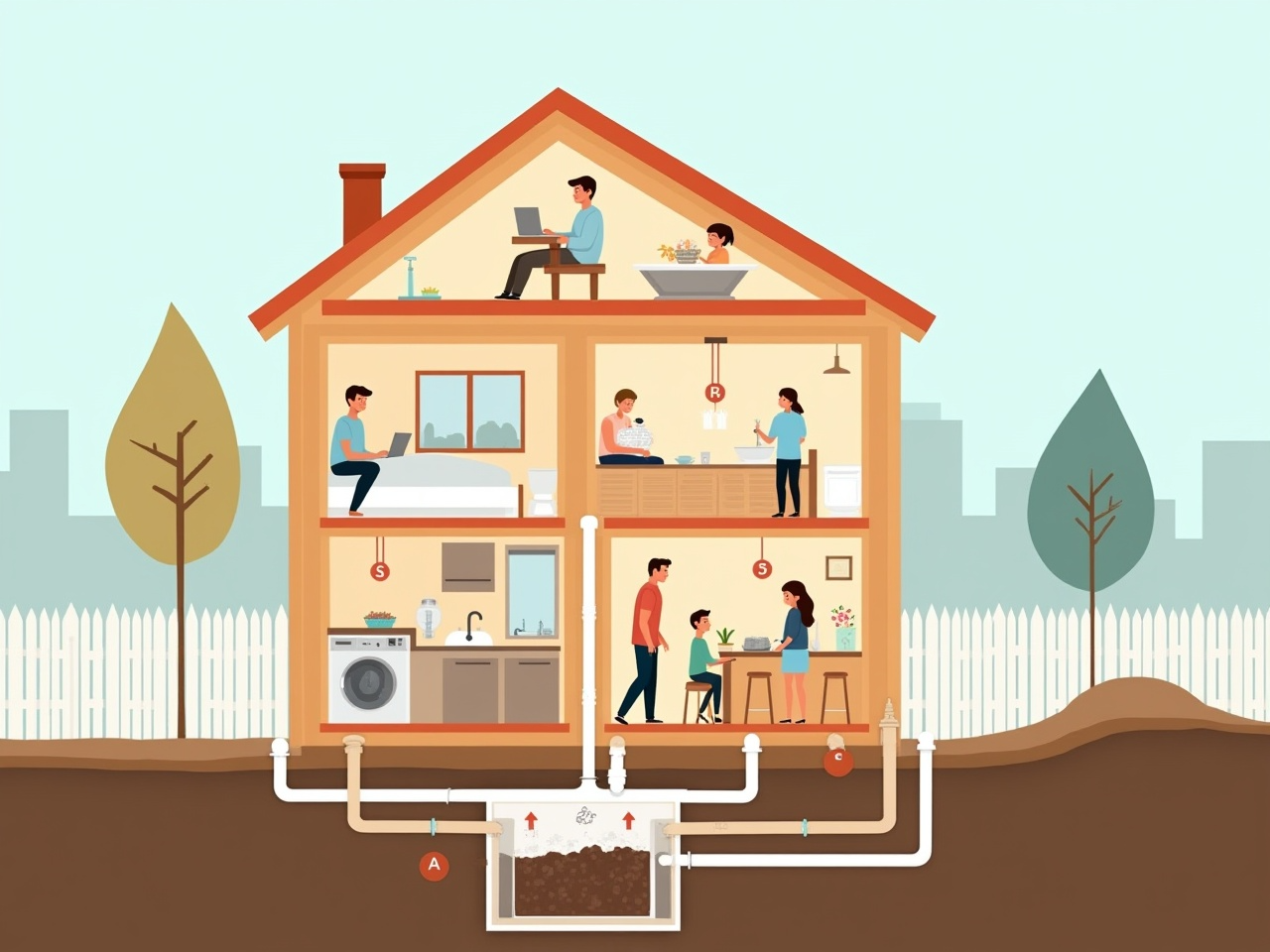 ระบบน้ำเสียบ้าน